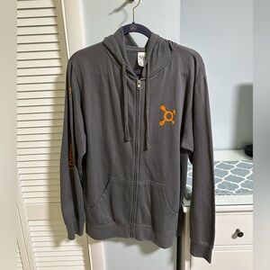 Orangetheory Fitness Gray Zip-Up Hoodie